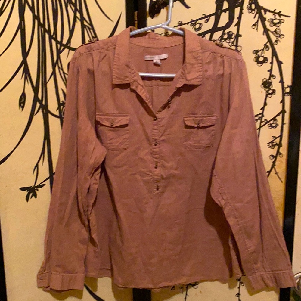 VTG Old Navy Women’s Beach Light Pink/Mouve Shirt Tunik